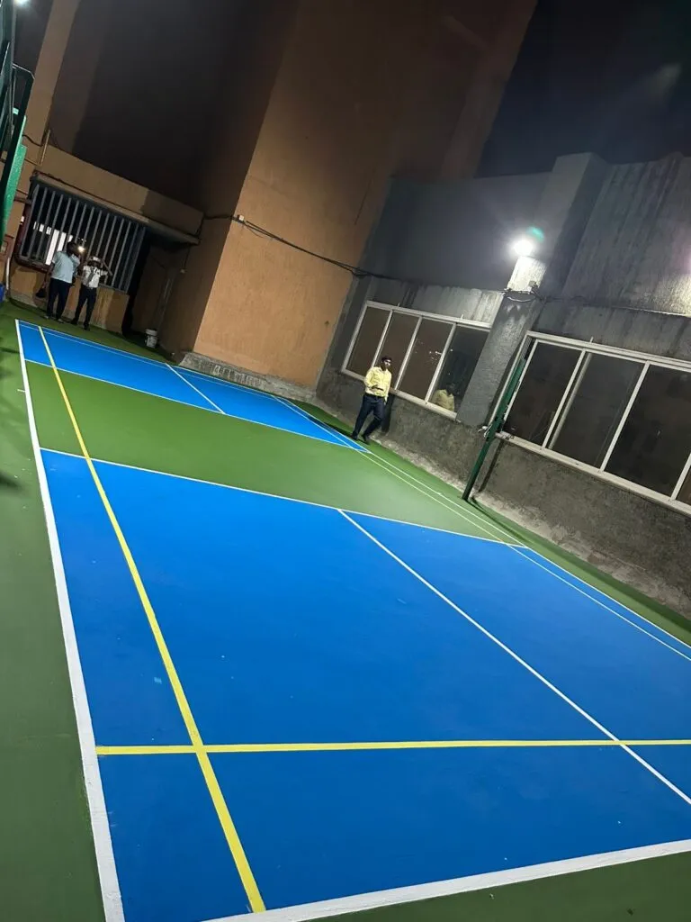 Pickleball Court, 5 Layer Acrylic System – DB Woods Co-operative Housing Society, Goregaon East – photo 1