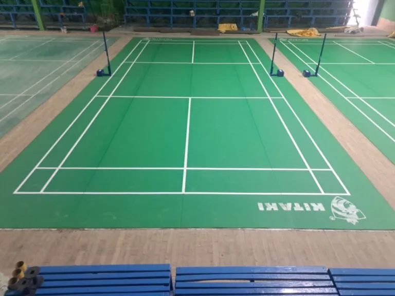 2 Badminton Court Mats, 4.5mm PVC Vinyl Flooring – RTM Nagpur University – photo 2