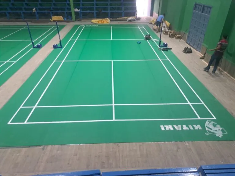 2 Badminton Court Mats, 4.5mm PVC Vinyl Flooring – RTM Nagpur University – photo 4